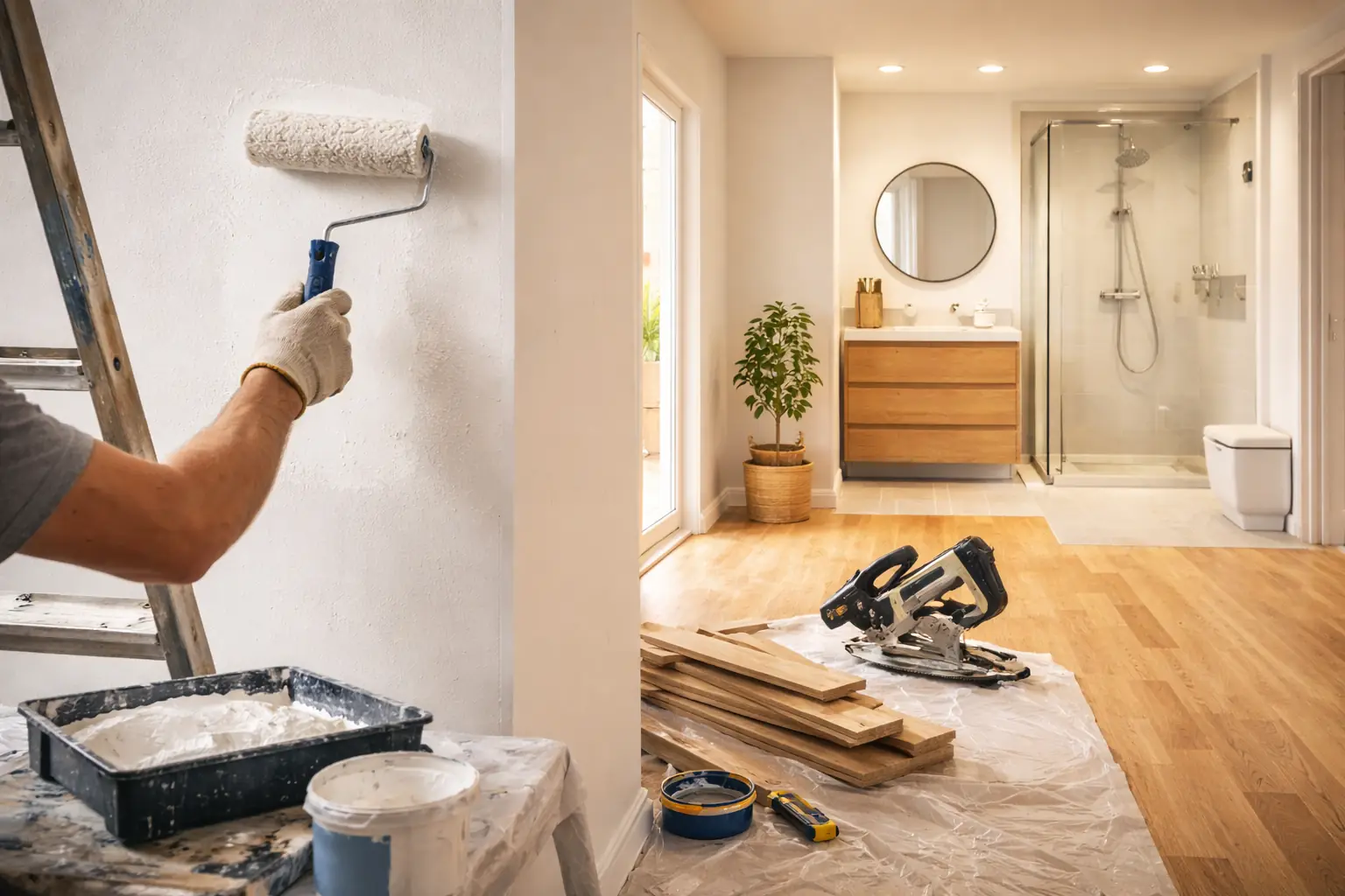 Obras que puedes reformar sin licencia en vivienda